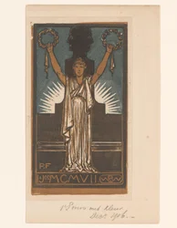 Vrouw in Romeins gewaad