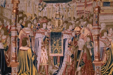 De legende van Onze-Lieve-Vrouw van de Zavel. De aankomst van het beeld van de Madonna (De Aankomst van het beeld van onze-Lieve-Vrouw).