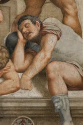 Counterfaccata, Bernardino Gatti, Opstanding 1529, Detail