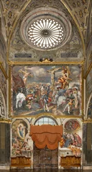 Counterfaccata, IL Pordenone, Kruisiging 1520-21, Afzetting 1522, Bernardino Gatti, Opstanding 1529