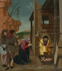 De aanbidding van de herders, ca. 1485