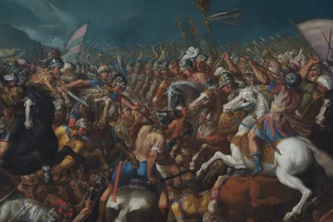 Het Gevecht tussen Scipio Africanus en Hannibal, c. 1616-1618
