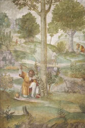 Cephalus die de juwelen verbergt, ca. 1520-1522