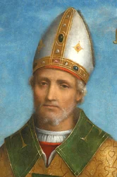Sint Ambrosius, 1520-22 (detail)