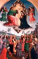 De kroning van de Maagd, ca. 1503