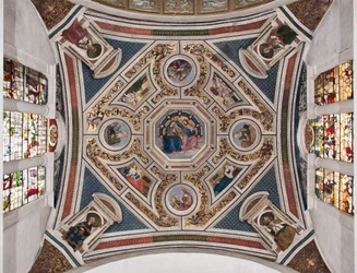 De Kroning van de Maagd (detail)