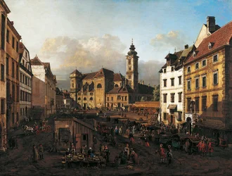 Freyungplein vanuit het zuidoosten