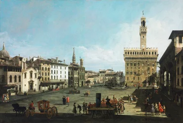Het Piazza della Signoria in Florence