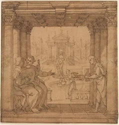 Illustratie uit Torquato Tassos Gerusalemme Liberata, 1586-1590