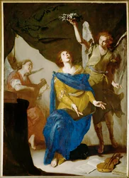De extase van de heilige Cecily (schilderij)