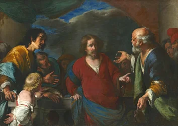 De gelijkenis van de belastingmunt