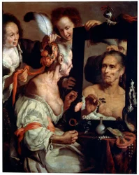 Oude Coquette Vanitas, na 1630