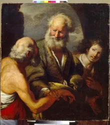 Sint Petrus geneest een verlamde