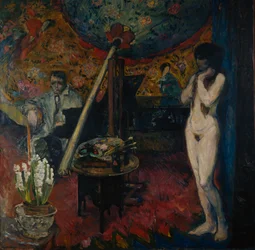 Zelfportret in het atelier