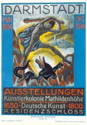 Tentoonstellingen kunstenaarskolonie Mathildenhöhe / Duitse kunst 1650–1800 / Darmstadt mei – okt