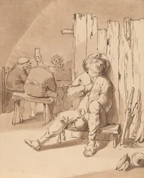 Dronken Boer in een Herberg, 1775