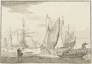 Lossen van aangemeerde schepen
