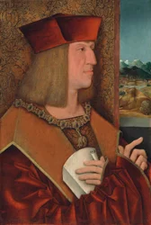 Portret van Maximiliaan I