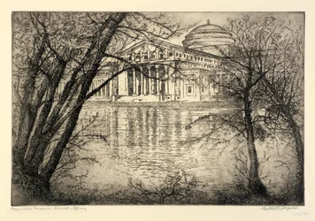 Gebouw voor schone kunsten - Lente