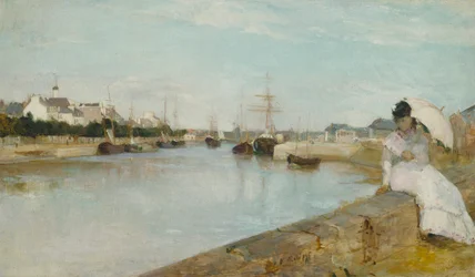 De haven van Lorient, 1869