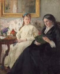 De Moeder en Zus van de Kunstenaar, 1869-1870