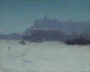 Quebec vanaf de Haven, c.1910