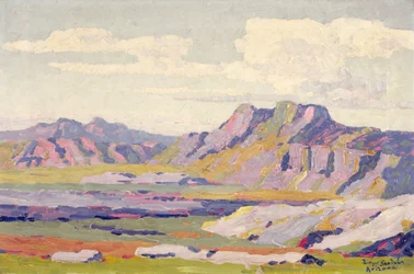 In de geschilderde woestijn, Arizona