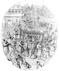 Religieuze processie