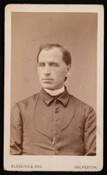 Portret van Rev. Joseph Celestine Carrier, voor 1876