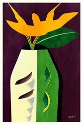 Modern bloemstilleven