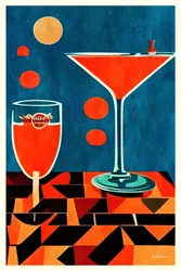 Retro-cocktailtafel