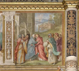 Centrale Schip, Derde Noord Span, Bezoek, Boccaccio Boccaccino 1516-17