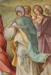 Centrale Schip, Derde Noord Span, Bezoek, Boccaccio Boccaccino 1516-17, (detail)