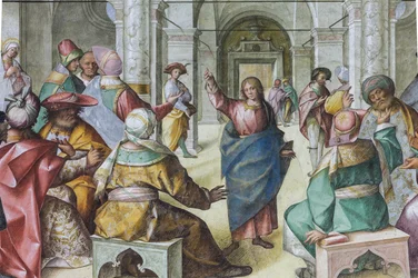 Jezus tussen de Schriftgeleerden