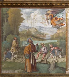 De verschijning van de engel aan St. Joachim