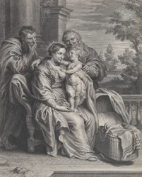 De Heilige Familie met Sint Anna, ca. 1625-35
