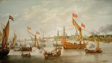 Feestelijke ceremonie op de Schelde voor Antwerpen