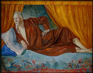 Portret van de zanger Fjodor Sjaliapin