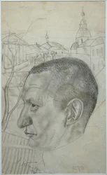 Portret van Alexander Kerensky 1881-1970, 1924