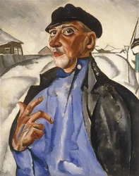 Portret van Vaska Pepel (de Onderwereld)