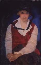 Portret van de vrouw van de kunstenaar, 1917