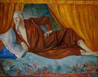 Portret van de zanger Fjodor I. Sjalyapin 1873-1938, 1918