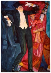 Portret van de toneelregisseur Vsevolod Meyerhold, 1916