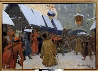 De opstand van het volk tegen de bojaren