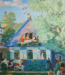 Klein blauw huis, 1920