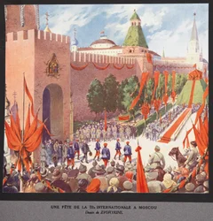 Viering van de Derde Internationale, Moskou