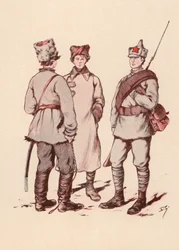 Soldaten van het Sovjet Rode Leger