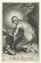 Heilige Maria van Egypte als kluizenares