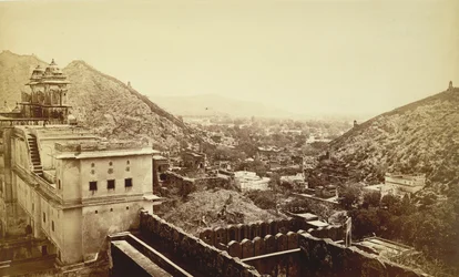Algemeen uitzicht op Umbher, Jeypoor (Jaipur)