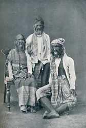 Een harige familie van Mandalay, Birma, 1902